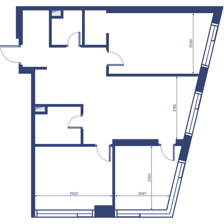 3-BD Apartment Sale, 74.9 sq. m. at Svet, Dmitrovskoye Highway, 83А, Moscow, Russia #2