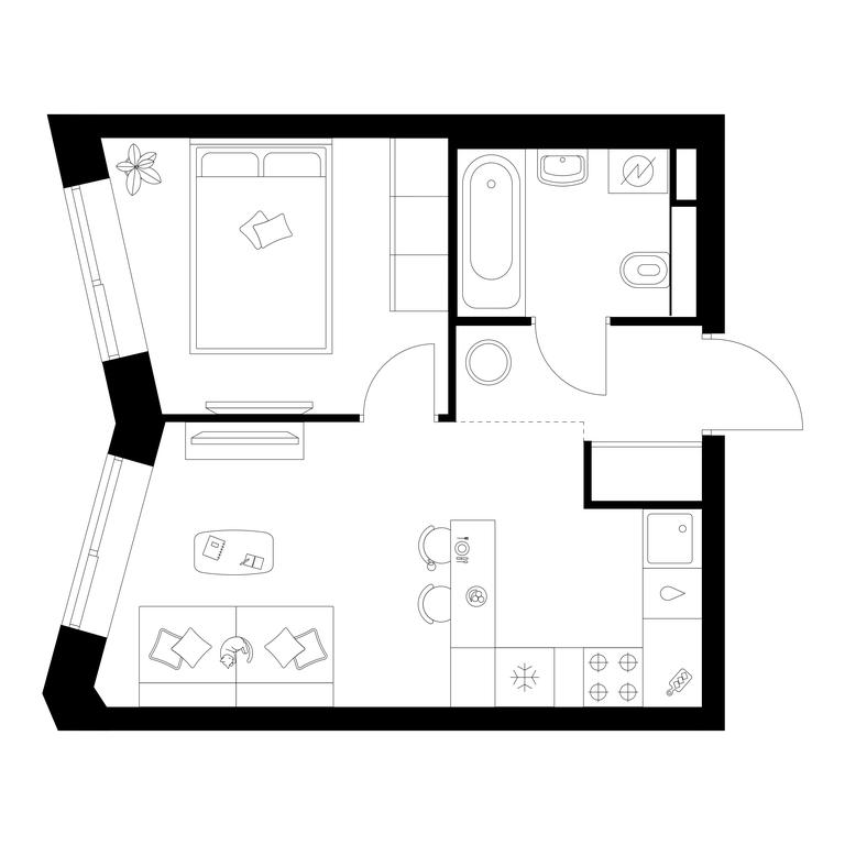 1-BD Apartment Sale, 31.9 sq. m. at Salarevo Park, Salaryevskaya Street, 8к1, Moskovskiy Settlement, Moscow, Russia #1 1-BD Apartment Sale, 31.9 sq. m. at Salarevo Park, Salaryevskaya Street, 8к1, Moskovskiy Settlement, Moscow, Russia #1