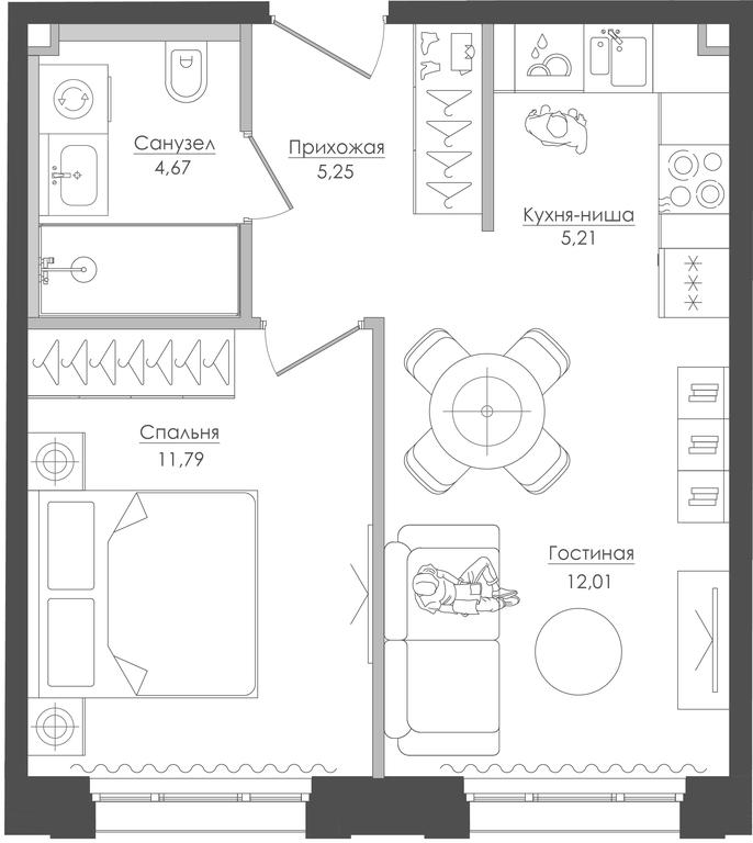 Продажа 1-комн. квартиры, 38,93 м² в ЖК «Селигер Сити», Ильменский проезд, 14к3, Москва, Россия #1 Продажа 1-комн. квартиры, 38,93 м² в ЖК «Селигер Сити», Ильменский проезд, 14к3, Москва, Россия #1