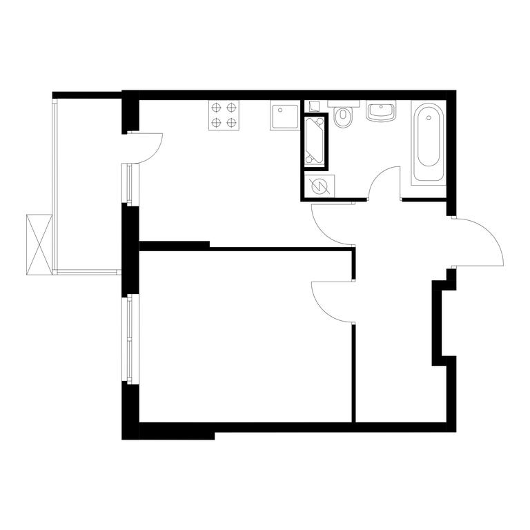 Продажа 1-комн. квартиры, 37,7 м² в ЖК «Митинский лес», Муравская улица, 44А, Москва, Россия #1 Продажа 1-комн. квартиры, 37,7 м² в ЖК «Митинский лес», Муравская улица, 44А, Москва, Россия #1
