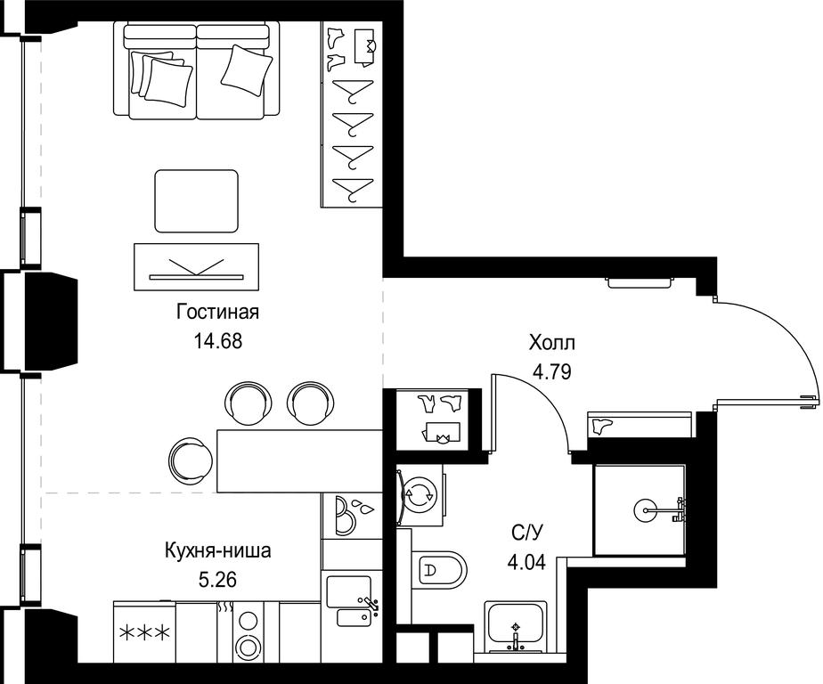 Apartment Sale, 28.77 sq. m. at SET, Vereyskaya Street, Moscow, Russia #2 Apartment Sale, 28.77 sq. m. at SET, Vereyskaya Street, Moscow, Russia #2