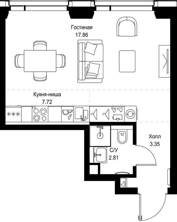 Apartment Sale, 31.74 sq. m. at SET, Vereyskaya Street, Moscow, Russia #1 Apartment Sale, 31.74 sq. m. at SET, Vereyskaya Street, Moscow, Russia #1