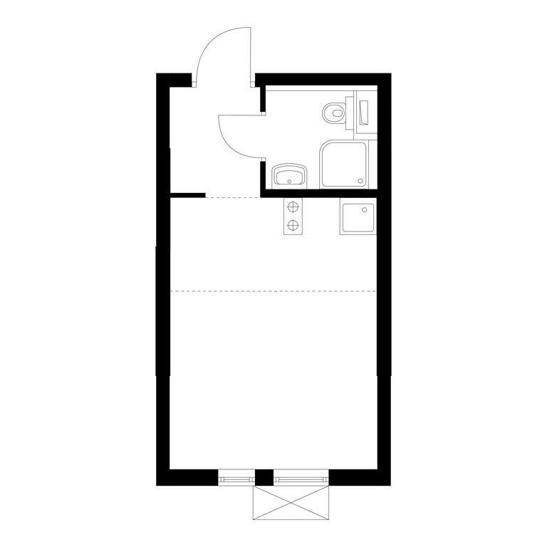 Apartment Sale, 19.9 sq. m. at Kuzminskiy Les, mikrorayon Belaya Dacha, 25, Kotelniki, Moscow Region, Russia #1