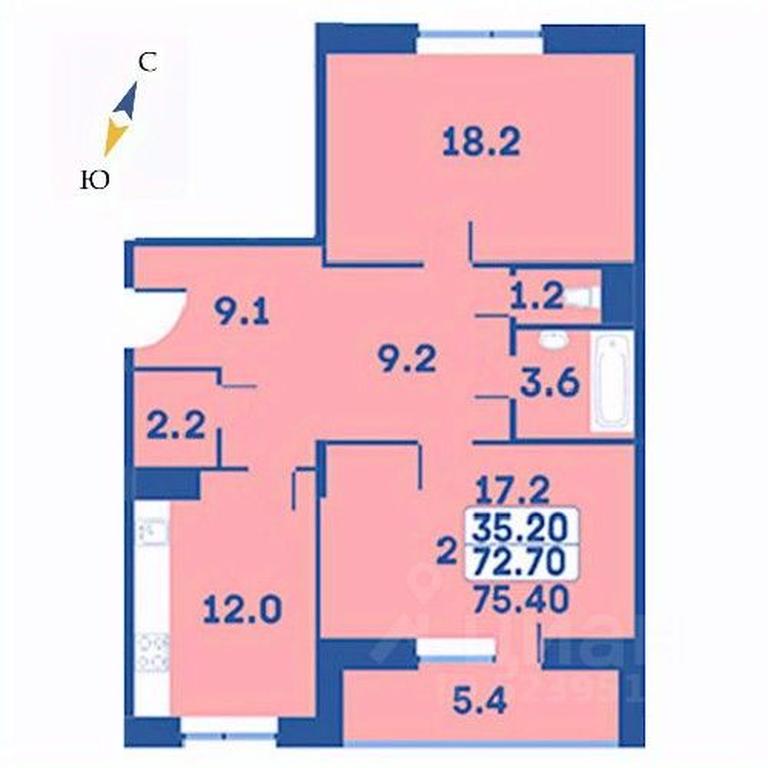 1-BD Apartment Sale, 75.4平方米 at Edelveys, Lugovaya ulitsa, derevnya Rogozinino, Pervomayskoye Settlement, Moscow, Russia #1 1-BD Apartment Sale, 75.4平方米 at Edelveys, Lugovaya ulitsa, derevnya Rogozinino, Pervomayskoye Settlement, Moscow, Russia #1