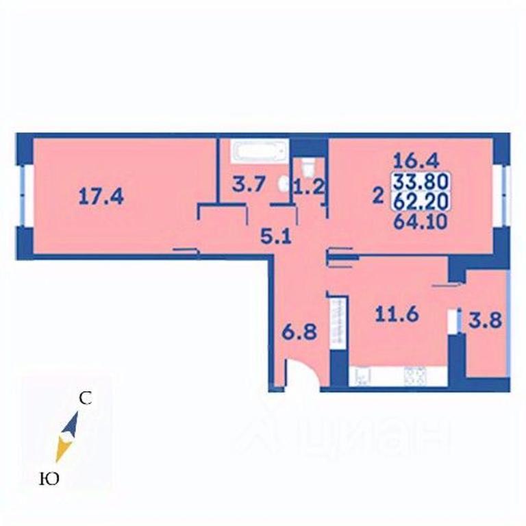 Продажа 1-комн. квартиры, 64,1 м² в ЖК «Эдельвейс», Луговая улица, деревня Рогозинино, поселение Первомайское, Москва, Россия #1 Продажа 1-комн. квартиры, 64,1 м² в ЖК «Эдельвейс», Луговая улица, деревня Рогозинино, поселение Первомайское, Москва, Россия #1