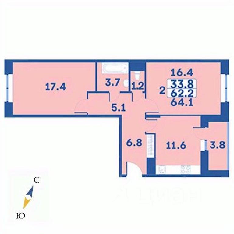 1-BD Apartment Sale, 64.1 sq. m. at Edelveys, Lugovaya ulitsa, derevnya Rogozinino, Pervomayskoye Settlement, Moscow, Russia #1 1-BD Apartment Sale, 64.1 sq. m. at Edelveys, Lugovaya ulitsa, derevnya Rogozinino, Pervomayskoye Settlement, Moscow, Russia #1