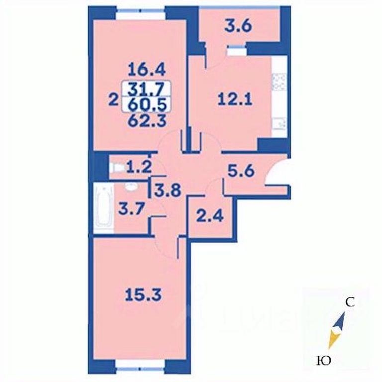 1-BD Apartment Sale, 62.3平方米 at Edelveys, Lugovaya ulitsa, derevnya Rogozinino, Pervomayskoye Settlement, Moscow, Russia #1 1-BD Apartment Sale, 62.3平方米 at Edelveys, Lugovaya ulitsa, derevnya Rogozinino, Pervomayskoye Settlement, Moscow, Russia #1