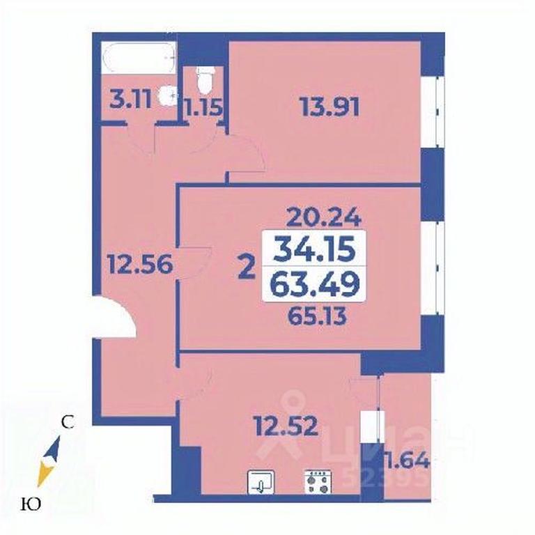 1-BD Apartment Sale, 65.13 sq. m. at Edelveys, Lugovaya ulitsa, derevnya Rogozinino, Pervomayskoye Settlement, Moscow, Russia #1 1-BD Apartment Sale, 65.13 sq. m. at Edelveys, Lugovaya ulitsa, derevnya Rogozinino, Pervomayskoye Settlement, Moscow, Russia #1