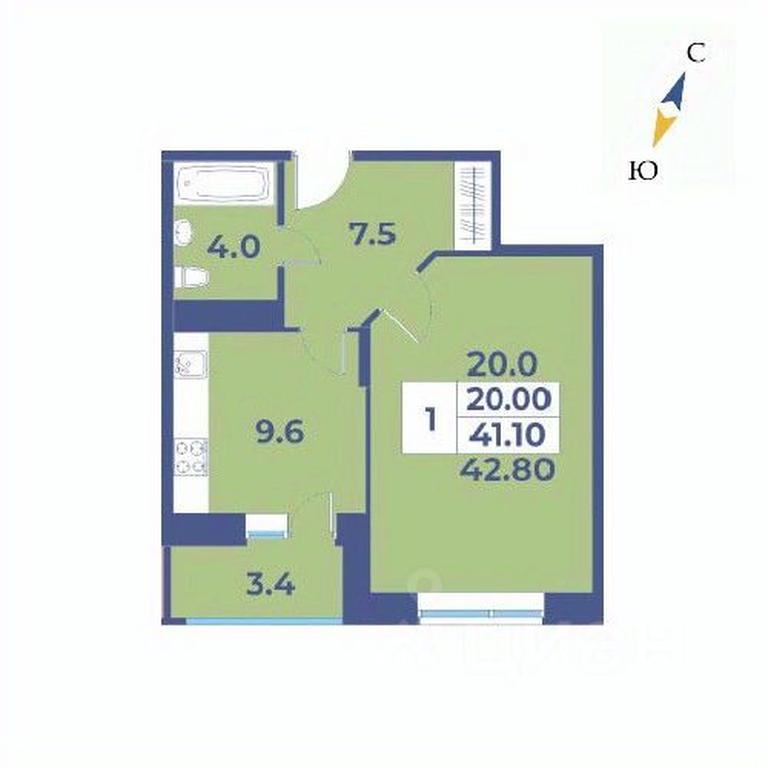 Apartment Sale, 42.8平方米 at Edelveys, Lugovaya ulitsa, derevnya Rogozinino, Pervomayskoye Settlement, Moscow, Russia #1 Apartment Sale, 42.8平方米 at Edelveys, Lugovaya ulitsa, derevnya Rogozinino, Pervomayskoye Settlement, Moscow, Russia #1