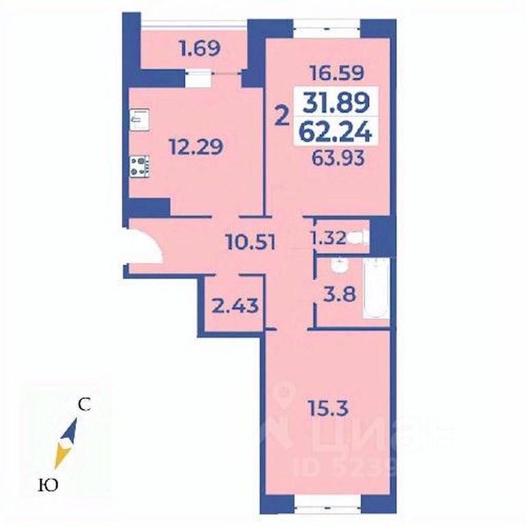 1-BD Apartment Sale, 63.93 sq. m. at Edelveys, Lugovaya ulitsa, derevnya Rogozinino, Pervomayskoye Settlement, Moscow, Russia #1 1-BD Apartment Sale, 63.93 sq. m. at Edelveys, Lugovaya ulitsa, derevnya Rogozinino, Pervomayskoye Settlement, Moscow, Russia #1