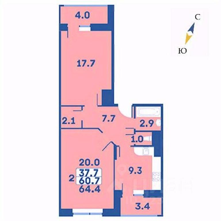 1-BD Apartment Sale, 64.4 sq. m. at Edelveys, Lugovaya ulitsa, derevnya Rogozinino, Pervomayskoye Settlement, Moscow, Russia #1 1-BD Apartment Sale, 64.4 sq. m. at Edelveys, Lugovaya ulitsa, derevnya Rogozinino, Pervomayskoye Settlement, Moscow, Russia #1