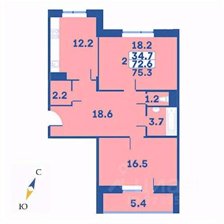 1-BD Apartment Sale, 75.3 sq. m. at Edelveys, Lugovaya ulitsa, derevnya Rogozinino, Pervomayskoye Settlement, Moscow, Russia #1 1-BD Apartment Sale, 75.3 sq. m. at Edelveys, Lugovaya ulitsa, derevnya Rogozinino, Pervomayskoye Settlement, Moscow, Russia #1