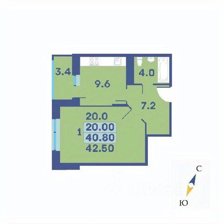 Продажа квартиры, 42,5 м² в ЖК «Эдельвейс», Луговая улица, деревня Рогозинино, поселение Первомайское, Москва, Россия #1 Продажа квартиры, 42,5 м² в ЖК «Эдельвейс», Луговая улица, деревня Рогозинино, поселение Первомайское, Москва, Россия #1