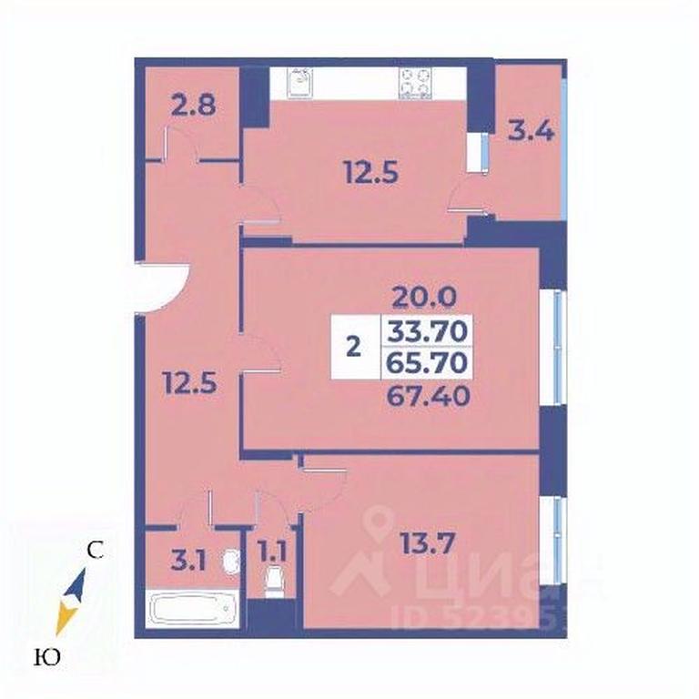 1-BD Apartment Sale, 67.4平方米 at Edelveys, Lugovaya ulitsa, derevnya Rogozinino, Pervomayskoye Settlement, Moscow, Russia #1 1-BD Apartment Sale, 67.4平方米 at Edelveys, Lugovaya ulitsa, derevnya Rogozinino, Pervomayskoye Settlement, Moscow, Russia #1
