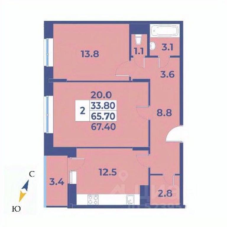1-BD Apartment Sale, 67.4平方米 at Edelveys, Lugovaya ulitsa, derevnya Rogozinino, Pervomayskoye Settlement, Moscow, Russia #1 1-BD Apartment Sale, 67.4平方米 at Edelveys, Lugovaya ulitsa, derevnya Rogozinino, Pervomayskoye Settlement, Moscow, Russia #1