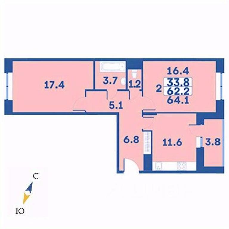 1-BD Apartment Sale, 64.1平方米 at Edelveys, Lugovaya ulitsa, derevnya Rogozinino, Pervomayskoye Settlement, Moscow, Russia #1 1-BD Apartment Sale, 64.1平方米 at Edelveys, Lugovaya ulitsa, derevnya Rogozinino, Pervomayskoye Settlement, Moscow, Russia #1