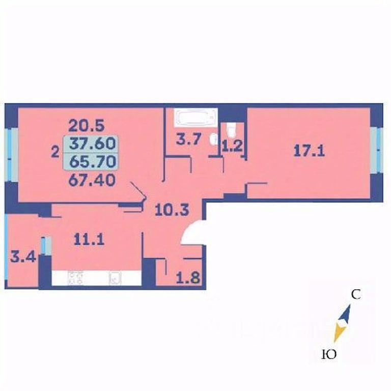 1-BD Apartment Sale, 67.4平方米 at Edelveys, Lugovaya ulitsa, derevnya Rogozinino, Pervomayskoye Settlement, Moscow, Russia #1 1-BD Apartment Sale, 67.4平方米 at Edelveys, Lugovaya ulitsa, derevnya Rogozinino, Pervomayskoye Settlement, Moscow, Russia #1