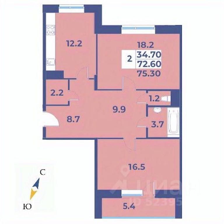 1-BD Apartment Sale, 75.3平方米 at Edelveys, Lugovaya ulitsa, derevnya Rogozinino, Pervomayskoye Settlement, Moscow, Russia #1 1-BD Apartment Sale, 75.3平方米 at Edelveys, Lugovaya ulitsa, derevnya Rogozinino, Pervomayskoye Settlement, Moscow, Russia #1