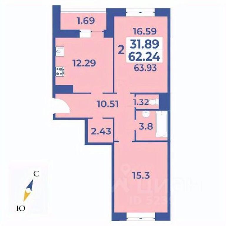 Продажа 1-комн. квартиры, 63,93 м² в ЖК «Эдельвейс», Луговая улица, деревня Рогозинино, поселение Первомайское, Москва, Россия #1 Продажа 1-комн. квартиры, 63,93 м² в ЖК «Эдельвейс», Луговая улица, деревня Рогозинино, поселение Первомайское, Москва, Россия #1