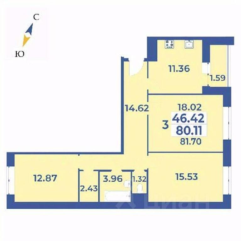 2-BD Apartment Sale, 81.7 sq. m. at Edelveys, Lugovaya ulitsa, derevnya Rogozinino, Pervomayskoye Settlement, Moscow, Russia #1 2-BD Apartment Sale, 81.7 sq. m. at Edelveys, Lugovaya ulitsa, derevnya Rogozinino, Pervomayskoye Settlement, Moscow, Russia #1