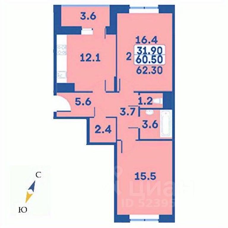 1-BD Apartment Sale, 62.3 sq. m. at Edelveys, Lugovaya ulitsa, derevnya Rogozinino, Pervomayskoye Settlement, Moscow, Russia #1 1-BD Apartment Sale, 62.3 sq. m. at Edelveys, Lugovaya ulitsa, derevnya Rogozinino, Pervomayskoye Settlement, Moscow, Russia #1