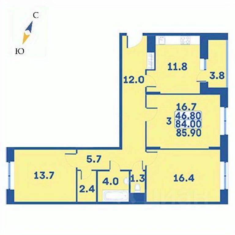 2-BD Apartment Sale, 85.9 sq. m. at Edelveys, Lugovaya ulitsa, derevnya Rogozinino, Pervomayskoye Settlement, Moscow, Russia #1 2-BD Apartment Sale, 85.9 sq. m. at Edelveys, Lugovaya ulitsa, derevnya Rogozinino, Pervomayskoye Settlement, Moscow, Russia #1