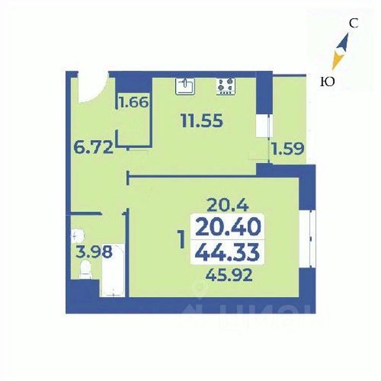 Apartment Sale, 45.92平方米 at Edelveys, Lugovaya ulitsa, derevnya Rogozinino, Pervomayskoye Settlement, Moscow, Russia #1 Apartment Sale, 45.92平方米 at Edelveys, Lugovaya ulitsa, derevnya Rogozinino, Pervomayskoye Settlement, Moscow, Russia #1