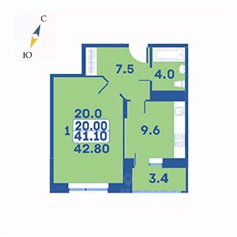 Apartment Sale, 42.8 sq. m. at Edelveys, Lugovaya ulitsa, derevnya Rogozinino, Pervomayskoye Settlement, Moscow, Russia #1 Apartment Sale, 42.8 sq. m. at Edelveys, Lugovaya ulitsa, derevnya Rogozinino, Pervomayskoye Settlement, Moscow, Russia #1