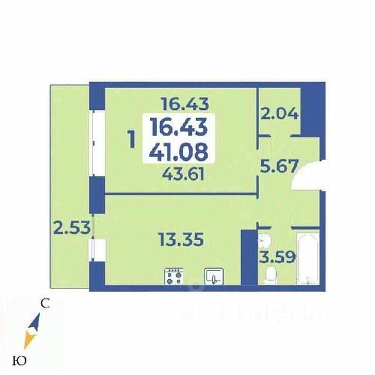 Apartment Sale, 43.61平方米 at Edelveys, Lugovaya ulitsa, derevnya Rogozinino, Pervomayskoye Settlement, Moscow, Russia #1 Apartment Sale, 43.61平方米 at Edelveys, Lugovaya ulitsa, derevnya Rogozinino, Pervomayskoye Settlement, Moscow, Russia #1
