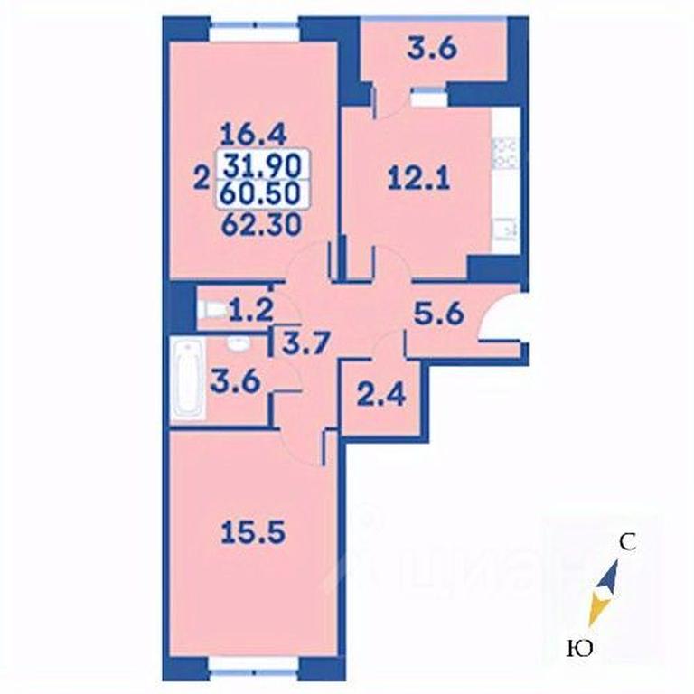 1-BD Apartment Sale, 62.3平方米 at Edelveys, Lugovaya ulitsa, derevnya Rogozinino, Pervomayskoye Settlement, Moscow, Russia #1 1-BD Apartment Sale, 62.3平方米 at Edelveys, Lugovaya ulitsa, derevnya Rogozinino, Pervomayskoye Settlement, Moscow, Russia #1