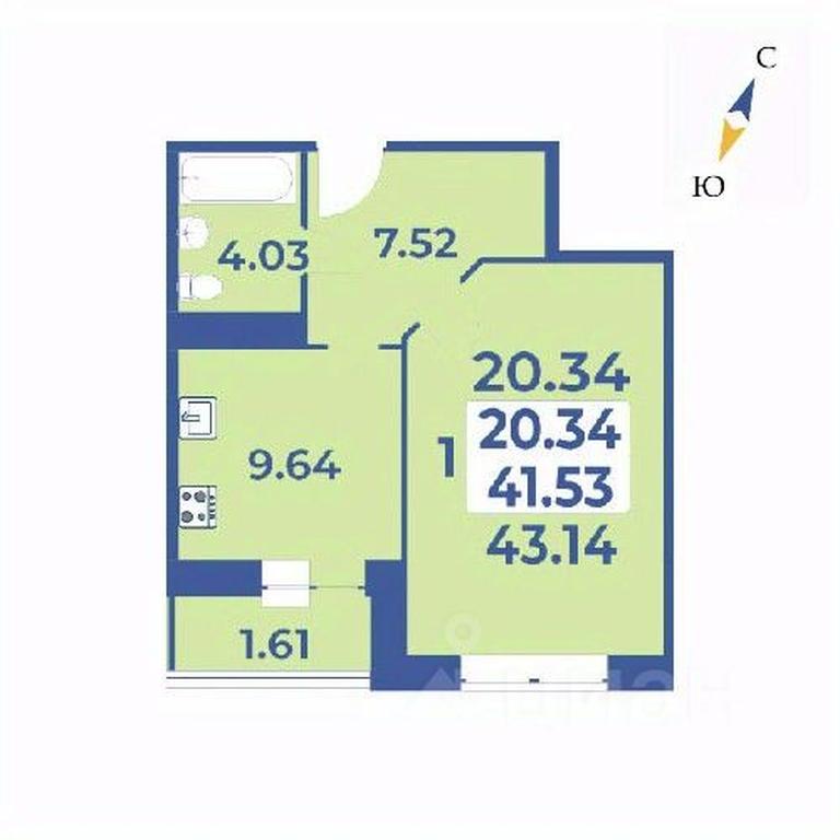Apartment Sale, 43.14平方米 at Edelveys, Lugovaya ulitsa, derevnya Rogozinino, Pervomayskoye Settlement, Moscow, Russia #1 Apartment Sale, 43.14平方米 at Edelveys, Lugovaya ulitsa, derevnya Rogozinino, Pervomayskoye Settlement, Moscow, Russia #1