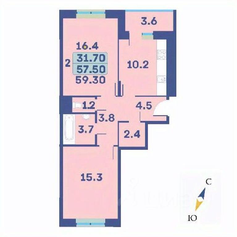 1-BD Apartment Sale, 59.3 sq. m. at Edelveys, Lugovaya ulitsa, derevnya Rogozinino, Pervomayskoye Settlement, Moscow, Russia #1 1-BD Apartment Sale, 59.3 sq. m. at Edelveys, Lugovaya ulitsa, derevnya Rogozinino, Pervomayskoye Settlement, Moscow, Russia #1