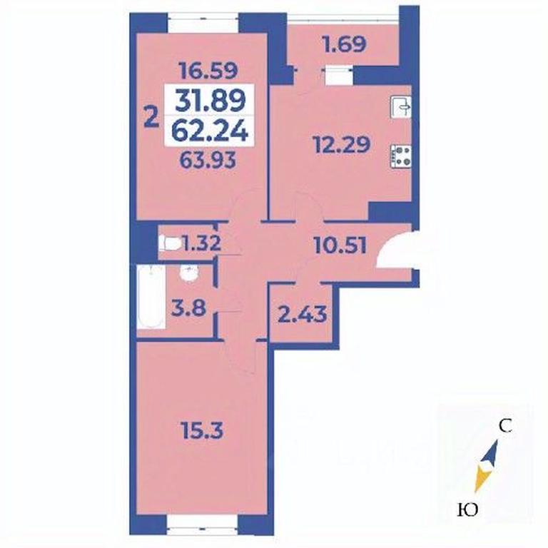 1-BD Apartment Sale, 63.93 sq. m. at Edelveys, Lugovaya ulitsa, derevnya Rogozinino, Pervomayskoye Settlement, Moscow, Russia #1 1-BD Apartment Sale, 63.93 sq. m. at Edelveys, Lugovaya ulitsa, derevnya Rogozinino, Pervomayskoye Settlement, Moscow, Russia #1