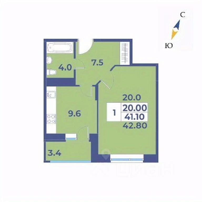 Apartment Sale, 42.8平方米 at Edelveys, Lugovaya ulitsa, derevnya Rogozinino, Pervomayskoye Settlement, Moscow, Russia #1 Apartment Sale, 42.8平方米 at Edelveys, Lugovaya ulitsa, derevnya Rogozinino, Pervomayskoye Settlement, Moscow, Russia #1
