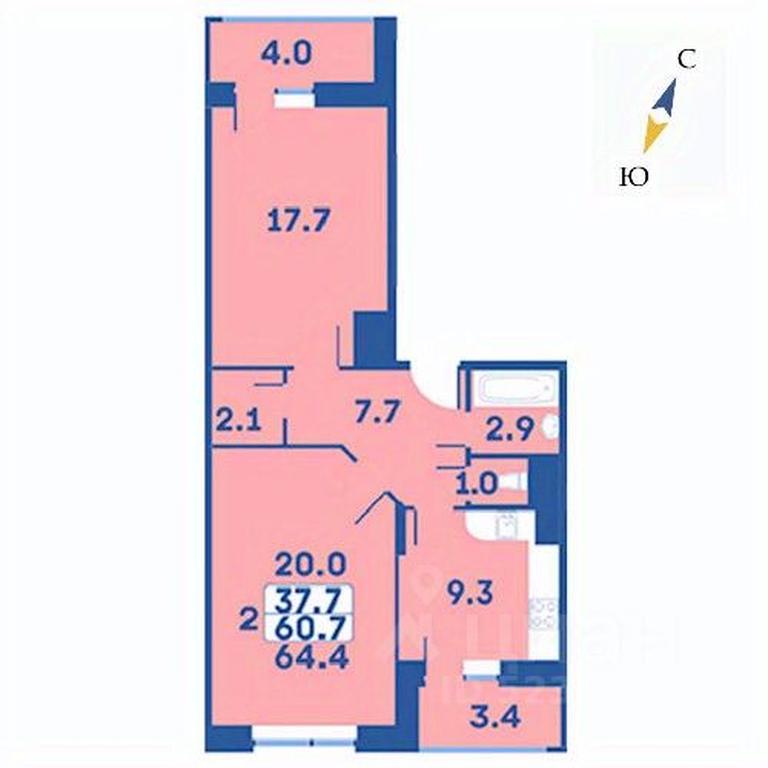 1-BD Apartment Sale, 64.4 sq. m. at Edelveys, Lugovaya ulitsa, derevnya Rogozinino, Pervomayskoye Settlement, Moscow, Russia #1 1-BD Apartment Sale, 64.4 sq. m. at Edelveys, Lugovaya ulitsa, derevnya Rogozinino, Pervomayskoye Settlement, Moscow, Russia #1
