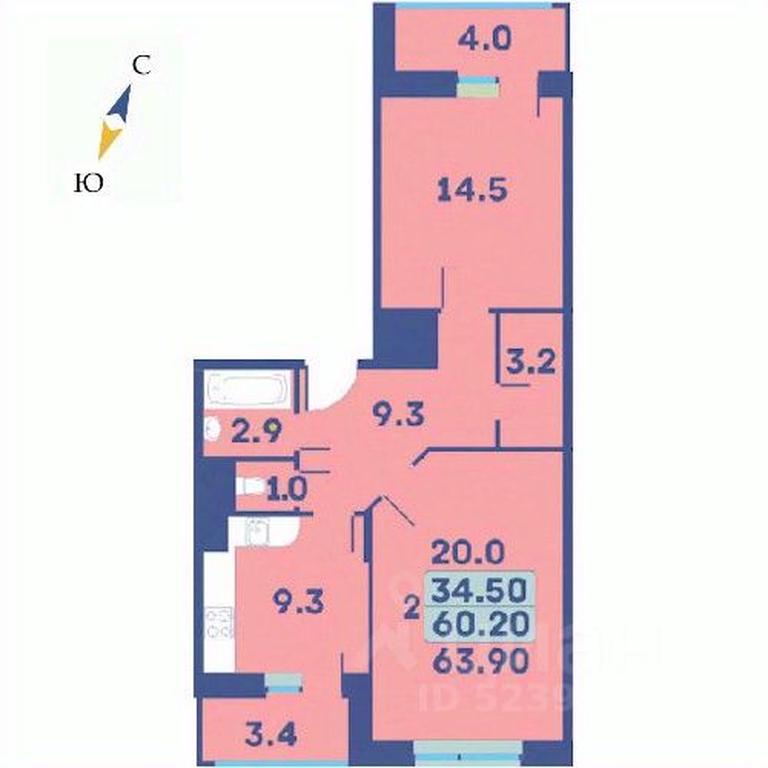 1-BD Apartment Sale, 63.9 sq. m. at Edelveys, Lugovaya ulitsa, derevnya Rogozinino, Pervomayskoye Settlement, Moscow, Russia #1 1-BD Apartment Sale, 63.9 sq. m. at Edelveys, Lugovaya ulitsa, derevnya Rogozinino, Pervomayskoye Settlement, Moscow, Russia #1