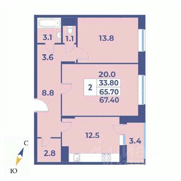 1-BD Apartment Sale, 67.4平方米 at Edelveys, Lugovaya ulitsa, derevnya Rogozinino, Pervomayskoye Settlement, Moscow, Russia #1 1-BD Apartment Sale, 67.4平方米 at Edelveys, Lugovaya ulitsa, derevnya Rogozinino, Pervomayskoye Settlement, Moscow, Russia #1