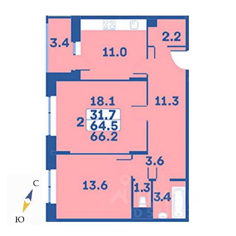 1-BD Apartment Sale, 66.2平方米 at Edelveys, Lugovaya ulitsa, derevnya Rogozinino, Pervomayskoye Settlement, Moscow, Russia #1 1-BD Apartment Sale, 66.2平方米 at Edelveys, Lugovaya ulitsa, derevnya Rogozinino, Pervomayskoye Settlement, Moscow, Russia #1