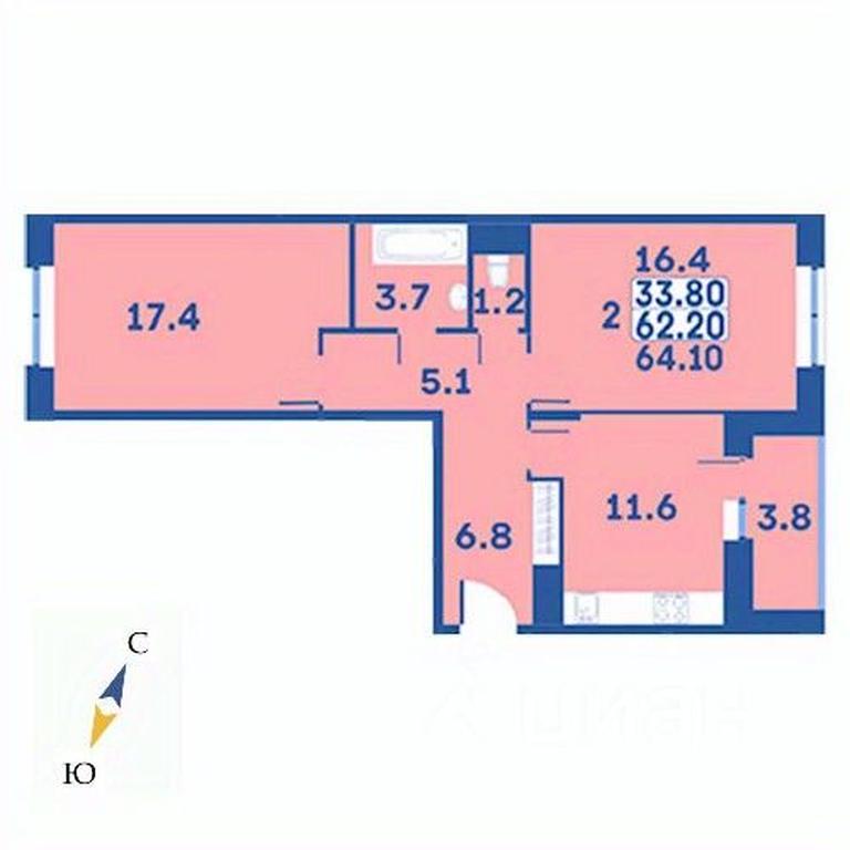 1-BD Apartment Sale, 64.1平方米 at Edelveys, Lugovaya ulitsa, derevnya Rogozinino, Pervomayskoye Settlement, Moscow, Russia #1 1-BD Apartment Sale, 64.1平方米 at Edelveys, Lugovaya ulitsa, derevnya Rogozinino, Pervomayskoye Settlement, Moscow, Russia #1
