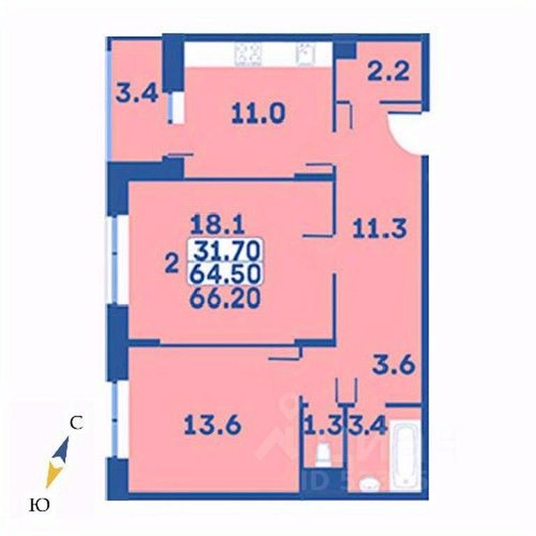1-BD Apartment Sale, 66.2平方米 at Edelveys, Lugovaya ulitsa, derevnya Rogozinino, Pervomayskoye Settlement, Moscow, Russia #1 1-BD Apartment Sale, 66.2平方米 at Edelveys, Lugovaya ulitsa, derevnya Rogozinino, Pervomayskoye Settlement, Moscow, Russia #1