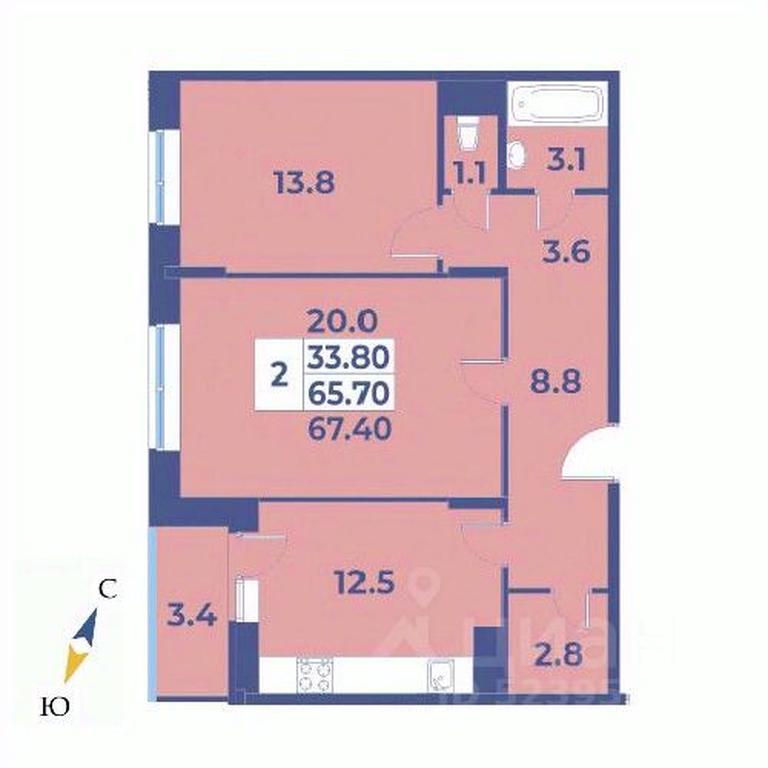 1-BD Apartment Sale, 67.4平方米 at Edelveys, Lugovaya ulitsa, derevnya Rogozinino, Pervomayskoye Settlement, Moscow, Russia #1 1-BD Apartment Sale, 67.4平方米 at Edelveys, Lugovaya ulitsa, derevnya Rogozinino, Pervomayskoye Settlement, Moscow, Russia #1