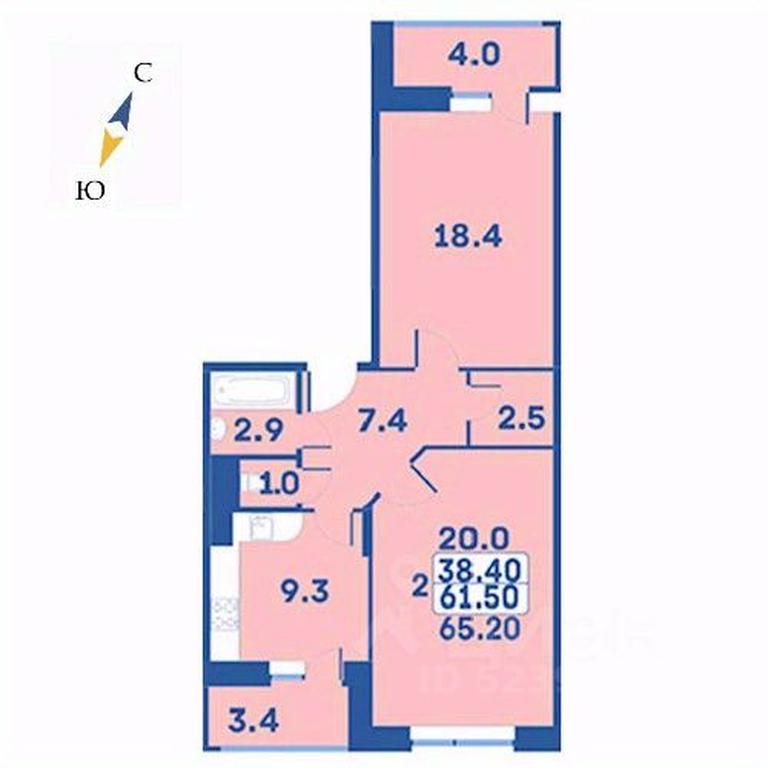 1-BD Apartment Sale, 65.2 sq. m. at Edelveys, Lugovaya ulitsa, derevnya Rogozinino, Pervomayskoye Settlement, Moscow, Russia #1 1-BD Apartment Sale, 65.2 sq. m. at Edelveys, Lugovaya ulitsa, derevnya Rogozinino, Pervomayskoye Settlement, Moscow, Russia #1