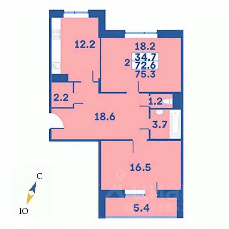 1-BD Apartment Sale, 75.3 sq. m. at Edelveys, Lugovaya ulitsa, derevnya Rogozinino, Pervomayskoye Settlement, Moscow, Russia #1 1-BD Apartment Sale, 75.3 sq. m. at Edelveys, Lugovaya ulitsa, derevnya Rogozinino, Pervomayskoye Settlement, Moscow, Russia #1