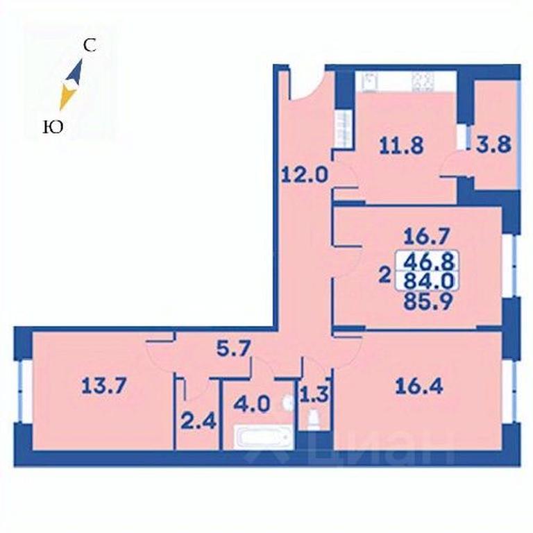 2-BD Apartment Sale, 85.9平方米 at Edelveys, Lugovaya ulitsa, derevnya Rogozinino, Pervomayskoye Settlement, Moscow, Russia #1 2-BD Apartment Sale, 85.9平方米 at Edelveys, Lugovaya ulitsa, derevnya Rogozinino, Pervomayskoye Settlement, Moscow, Russia #1