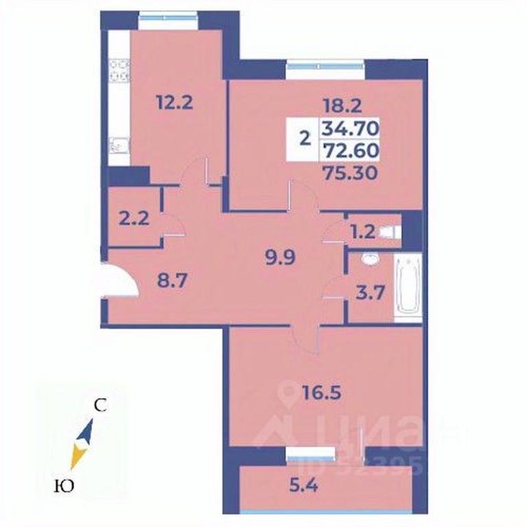 1-BD Apartment Sale, 75.3 sq. m. at Edelveys, Lugovaya ulitsa, derevnya Rogozinino, Pervomayskoye Settlement, Moscow, Russia #1 1-BD Apartment Sale, 75.3 sq. m. at Edelveys, Lugovaya ulitsa, derevnya Rogozinino, Pervomayskoye Settlement, Moscow, Russia #1