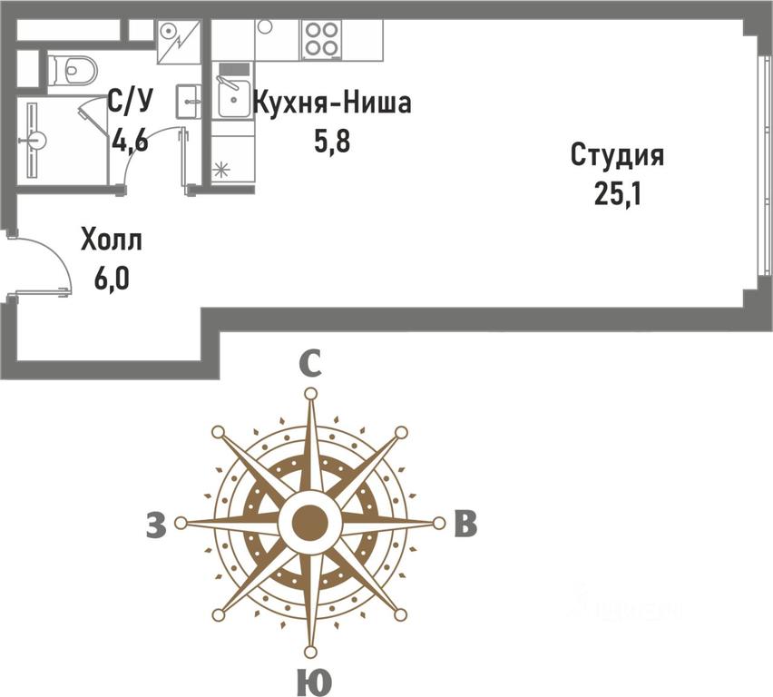 Apartment Sale, 41.5 sq. m. at Renessans, Rubtsovsko-Dvortsovaya Street, Moscow, Russia #1 Apartment Sale, 41.5 sq. m. at Renessans, Rubtsovsko-Dvortsovaya Street, Moscow, Russia #1