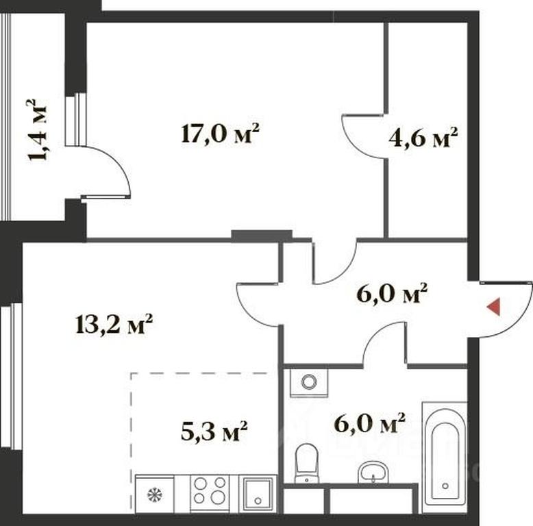 1-BD Apartment Sale, 52.2平方米 at 8 klenov, Novaya Moskovskaya ulitsa, Opalikha Microdistrict, Krasnogorsk, Moscow Region, Russia #1 1-BD Apartment Sale, 52.2平方米 at 8 klenov, Novaya Moskovskaya ulitsa, Opalikha Microdistrict, Krasnogorsk, Moscow Region, Russia #1