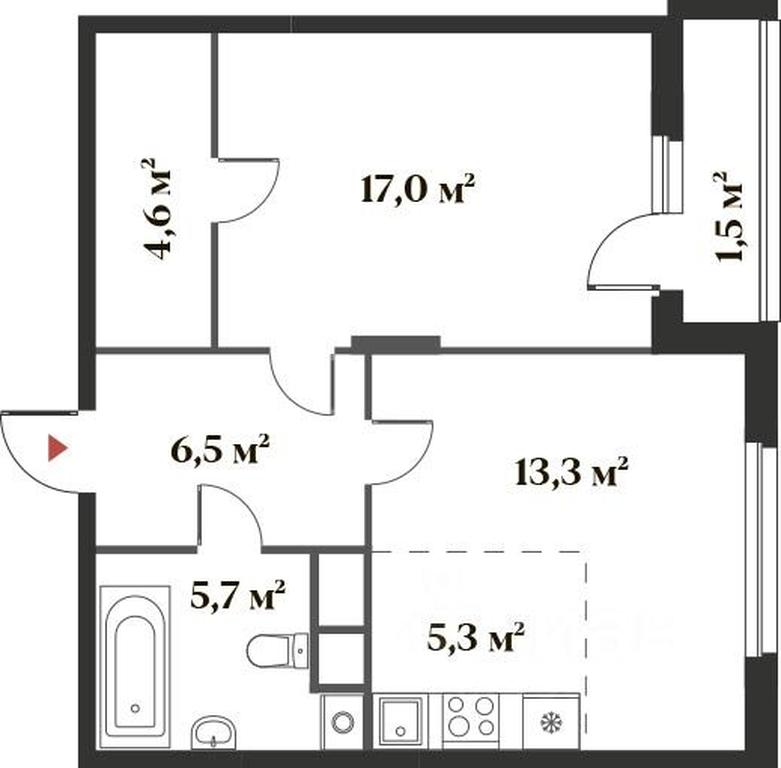 1-BD Apartment Sale, 52.4平方米 at 8 klenov, Novaya Moskovskaya ulitsa, Opalikha Microdistrict, Krasnogorsk, Moscow Region, Russia #1 1-BD Apartment Sale, 52.4平方米 at 8 klenov, Novaya Moskovskaya ulitsa, Opalikha Microdistrict, Krasnogorsk, Moscow Region, Russia #1