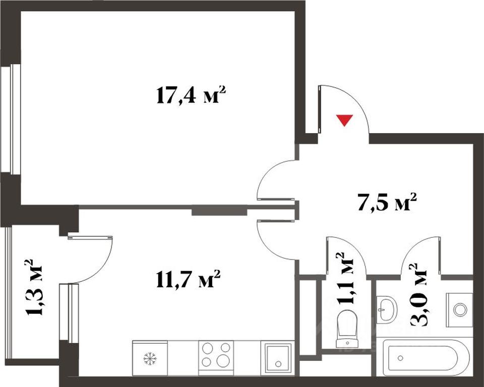 1-BD Apartment Sale, 52.2 sq. m. at 8 klenov, Novaya Moskovskaya ulitsa, Opalikha Microdistrict, Krasnogorsk, Moscow Region, Russia #1 1-BD Apartment Sale, 52.2 sq. m. at 8 klenov, Novaya Moskovskaya ulitsa, Opalikha Microdistrict, Krasnogorsk, Moscow Region, Russia #1