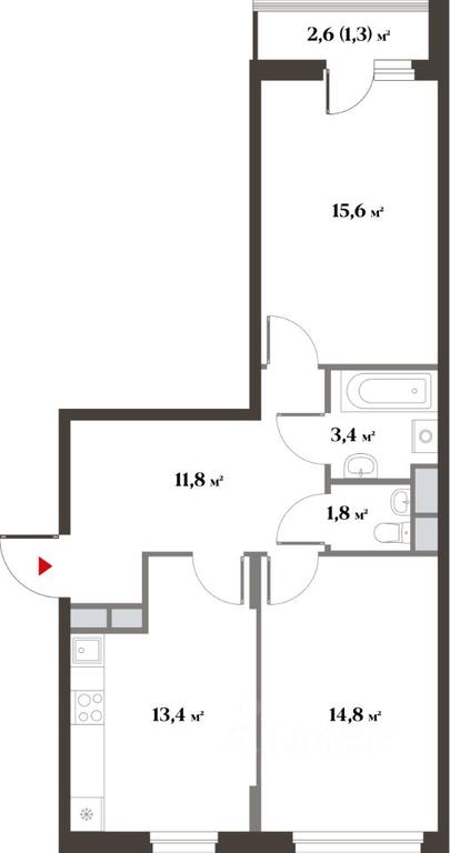 1-BD Apartment Sale, 61.3 sq. m. at 8 klenov, Novaya Moskovskaya ulitsa, Opalikha Microdistrict, Krasnogorsk, Moscow Region, Russia #1 1-BD Apartment Sale, 61.3 sq. m. at 8 klenov, Novaya Moskovskaya ulitsa, Opalikha Microdistrict, Krasnogorsk, Moscow Region, Russia #1